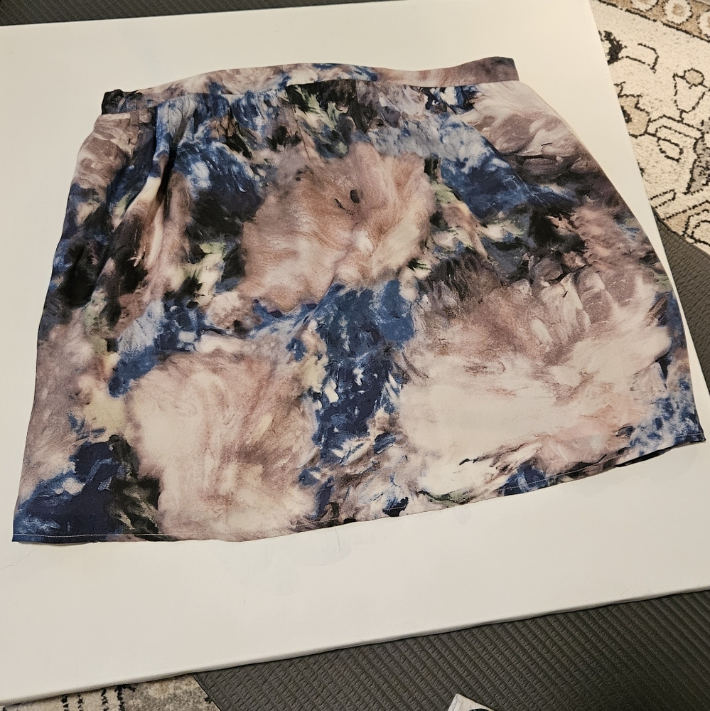 Tie-Dye Silk Skirt